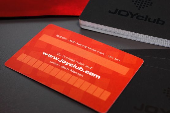 JOYclub Visitenkarte