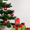 JOYclub Christbaumkugeln oder Weihnachtskugeln in rot oder silber mit Geschenkkarton 1